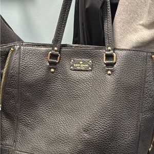 Kate Spade Textured Black Tote